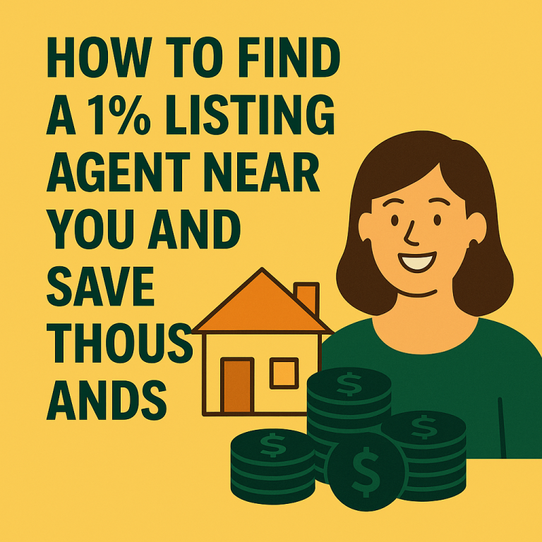 How to Find a 1% Listing Agent Near You and Save Thousands