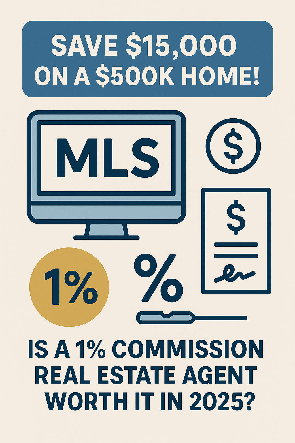 Is a 1% Commission Real Estate Agent worth it in 2025
