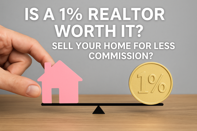 Is a 1% realtor worth it? Sell your home for less commission