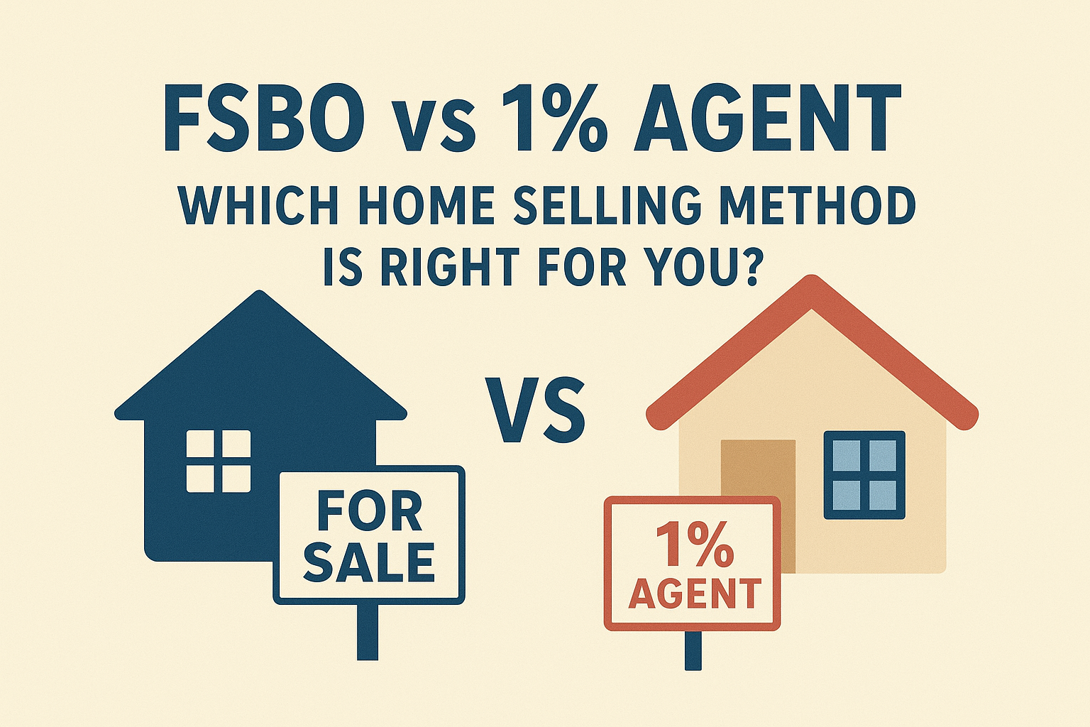FSBO vs 1% Agent - Which Home Selling Method is right for you?