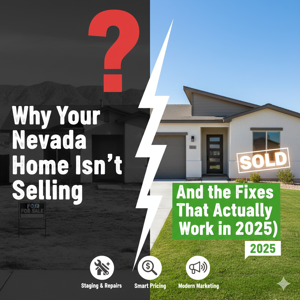 Why Your Nevada Home isn't selling and the fixes that actually work in 2025